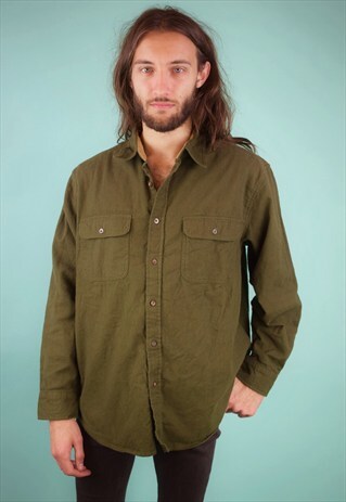 VINTAGE 90'S HEAVY COTTON SHIRT