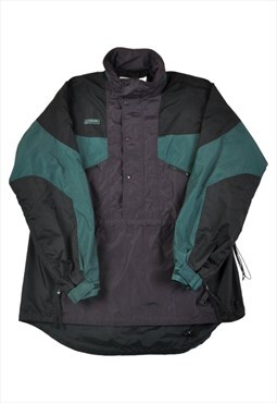 Vintage Columbia  Jacket Waterproof Black/Green Large