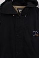 VINTAGE MEN'S NAUTICA BLACK JACKET