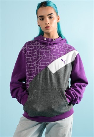 PUMA VINTAGE PURPLE PUMA HOODIE
