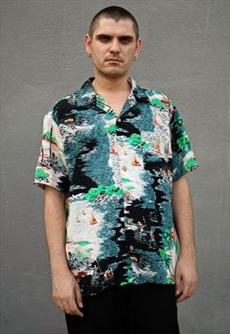 y2k Vintage Hawaiian shirt
