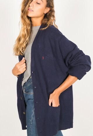 VINTAGE 80S POLO RALPH LAUREN CARDIGAN / R097