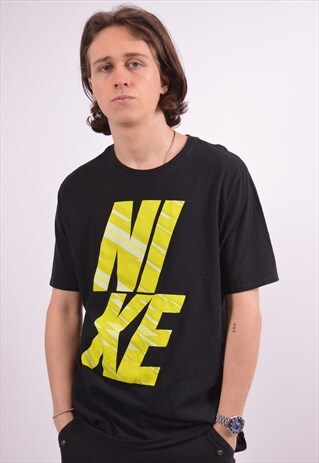 VINTAGE NIKE T-SHIRT TOP BLACK