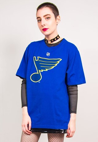 REEBOK VINTAGE 90'S ST LOUIS BLUES NHL T-SHIRT