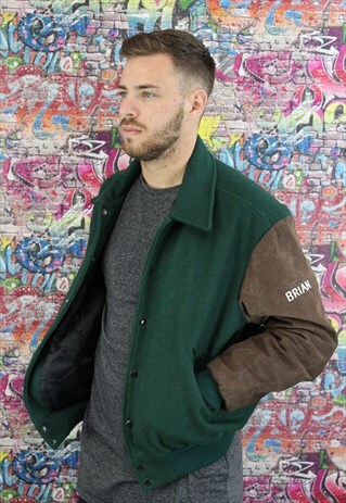 VINTAGE BOMBER JACKET. VARSITY/AMERICAN/ USA JACKET