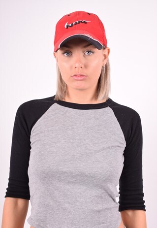 NIKE WOMENS VINTAGE CAP ONE SIZE RED 90'S