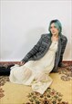 VINTAGE 90S KNITTED ABSTRACT PATTERNED BOHO CARDIGAN