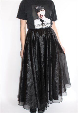 BLACK PARTY WEAR SKIRT