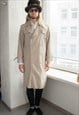 Vintage 70's Beige Trench Coat