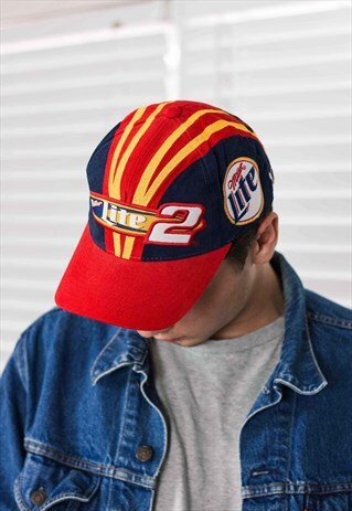 VINTAGE NASCAR BASEBALL CAP LOGO 90S ONE SIZE 3.5