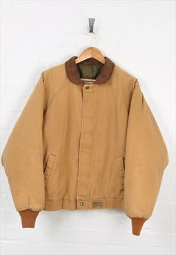 Vintage Workwear Jacket Tan Large