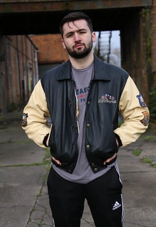 VINTAGE DISNEY LEATHER JACKET
