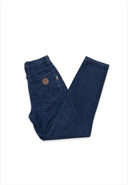 Womens Vintage moschino jeans dark blue high waist mom