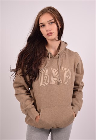 VINTAGE GAP HOODIE JUMPER GREY