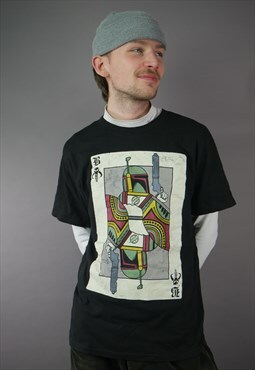 Vintage Star Wars Boba Fett Graphic T-Shirt in Black