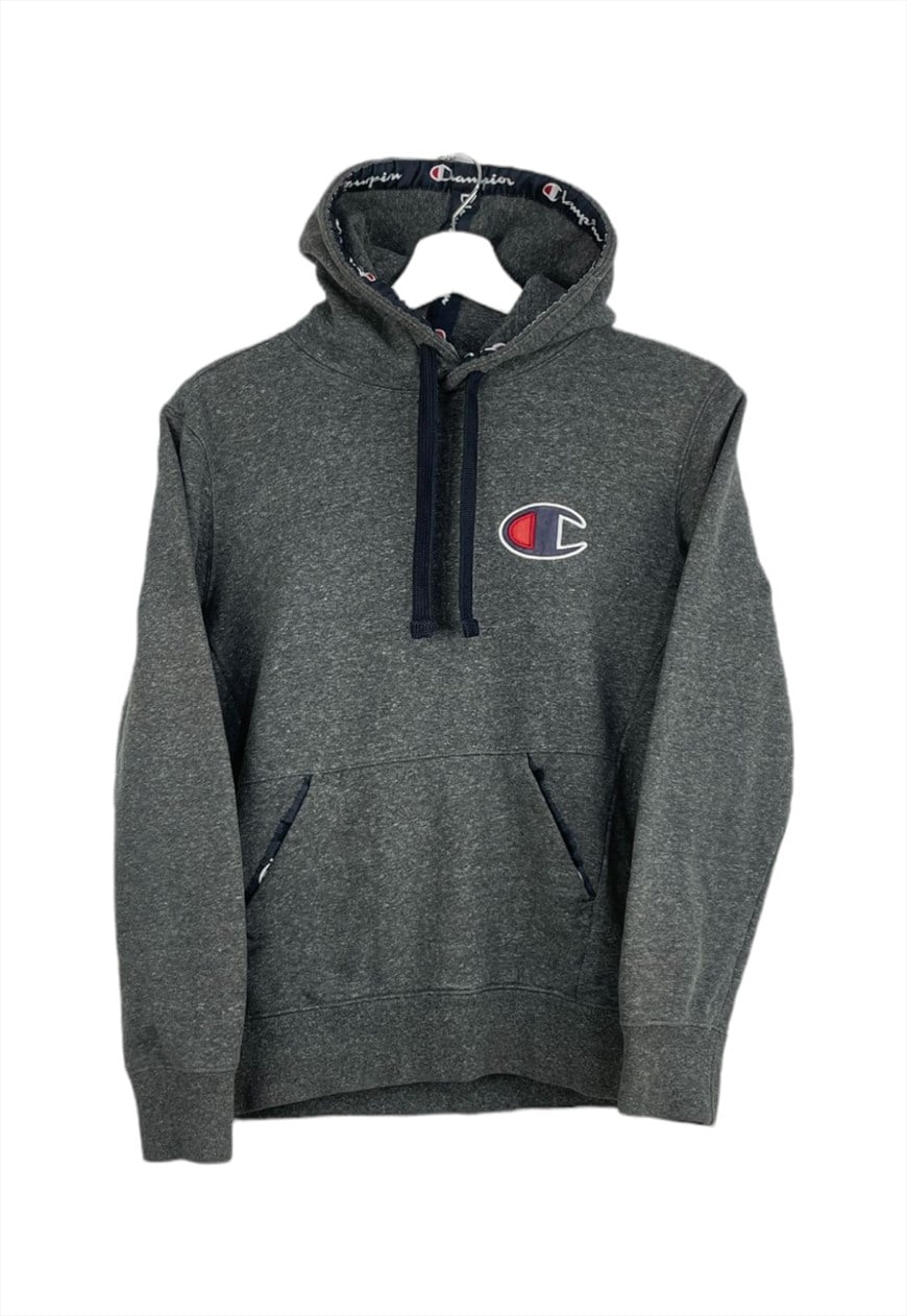 Dark grey champion store hoodie