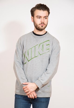 VINTAGE NIKE GREY SWEATSHIRT M