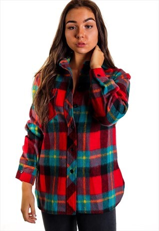 VINTAGE FLANNEL SHIRT S938