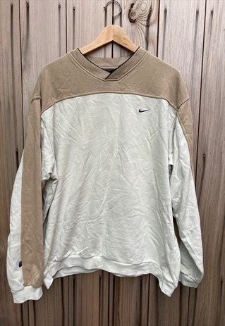 vintage beige nike sweatshirt