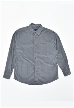 Vintage 90's Corduroy Shirt Grey