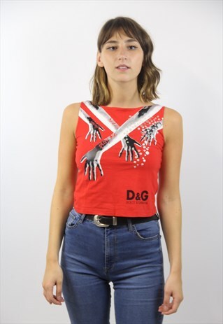 VINTAGE DOLCE & GABBANA VEST T-SHIRT