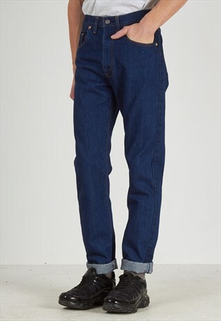 VINTAGE NAVY LEVI'S 506 FIT DENIM JEANS