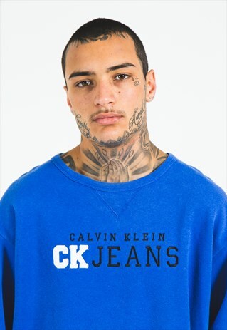 VINTAGE 80S CALVIN KLEIN SWEATSHIRT / S5206