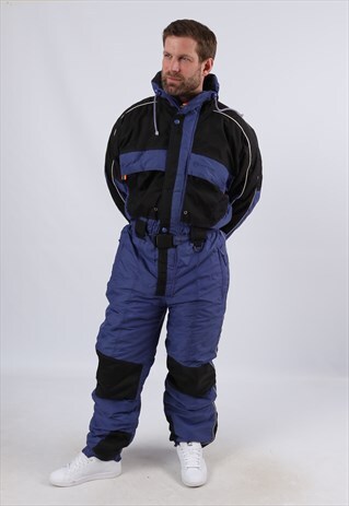 VINTAGE SERGIO TACCHINI FULL SKI SUIT SNOW XL 44 - 46" (EDW)
