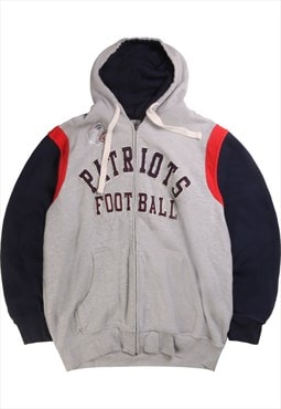 Vintage 90's NFL Hoodie NFL Patriots Full Zip Up