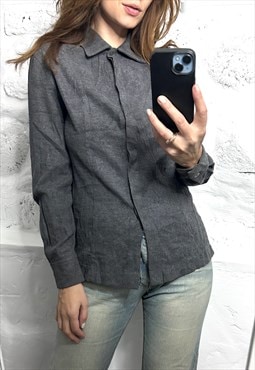 Grey Classy Woman Shirt - Large 