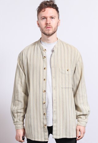 VINTAGE AZTEC PATTERNED SHIRT
