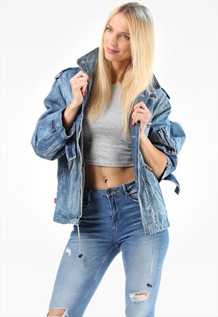 BOYFRIEND JEAN JACKET DENIM