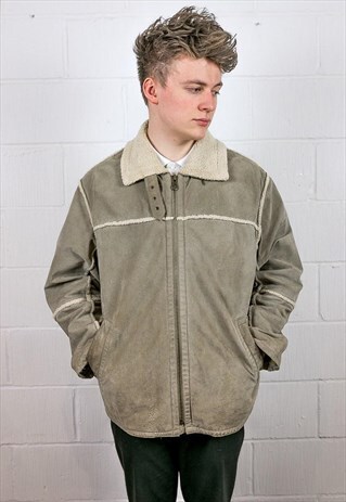 VINTAGE LEATHER AVIATOR JACKET