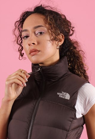BROWN THE NORTH FACE GILET