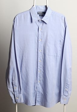 Vintage Polo Ralph Lauren Long Sleeve Shirt Blue