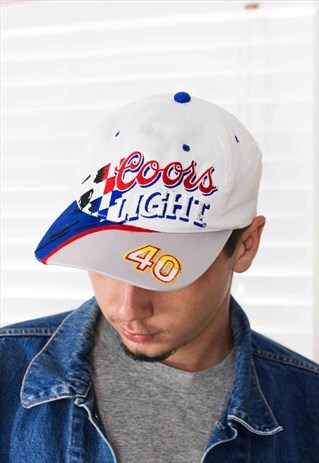 VINTAGE RACING LOGO BASEBALL CAP 90S ONE SIZE 2.8