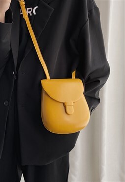Women's Retro leather small square bag