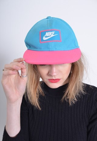 VINTAGE NIKE BASEBALL CAP HAT BLUE