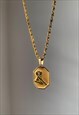 APHRODITE. Gold Female Body Tag Pendant Rope Chain Necklace