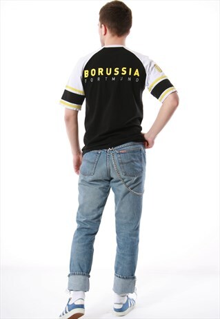 90S VINTAGE BVB BORUSSIA DORTMUND OLDSCHOOL T-SHIRT 13630
