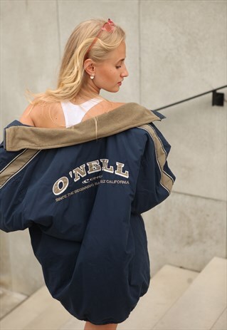 VINTAGE O'NEILL OVERSIZED JACKET LOGO NAVY BLUE