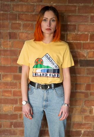 VINTAGE ADIDAS ISLAND CLUB T SHIRT
