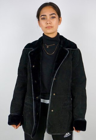 VINTAGE 90'S SHEARLING COAT