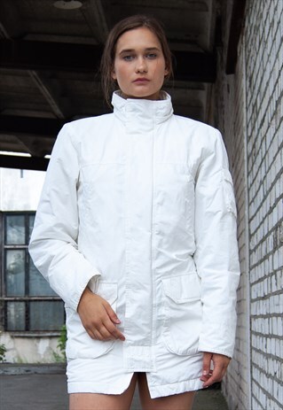 VINTAGE RETRO WHITE LEVI'S WINTER COAT