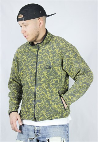 VINTAGE MENS THE NORTH FACE FLEECE ZIP JACKET