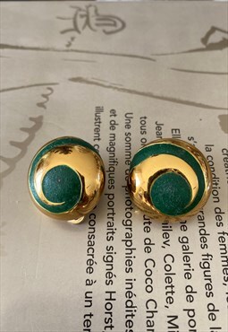 Vintage gold plated earrings