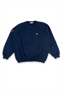 Lacoste Chemise vintage 80s embroidered sweatshirt