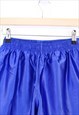 VINTAGE PUMA SPORTS SHORTS BLUE WITH CONTRAST LOGO 