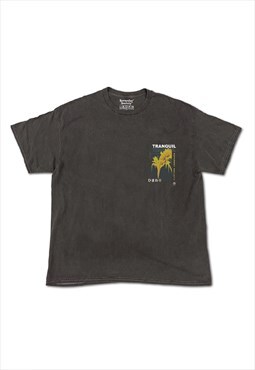 Tranquil Oversized T-Shirt - Overdyed Black