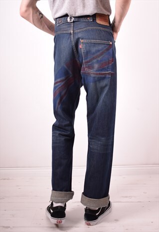 LEVI'S 541 MENS VINTAGE JEANS W33 L34 BLUE 90S